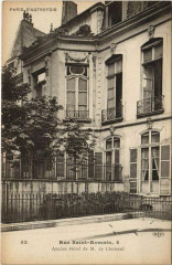 Paris 6e 4, rue Saint-romain Hotel de Choiseul à Paris 6e