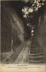 Carte postale ancienne Rue des Eaux
                                                                     à Paris 16e
                                