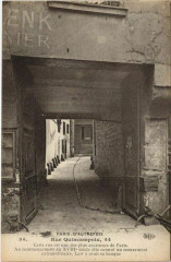 Carte postale ancienne Rue Quincampoix, 44
                                                                     à Paris 4e
                                