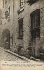 Carte postale ancienne Paris 4e Rue du Prévot
                                                                     à Paris 4e
                                