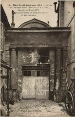 Carte postale ancienne Entrée de l'ancien Carmel
                                                                     à Paris 5e
                                