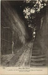 Carte postale ancienne Rue des Eaux
                                                                     à Paris 16e
                                