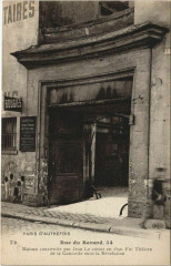 Carte postale ancienne Paris 4e 34, Rue de Renard
                                                                     à Paris 4e
                                