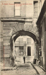 Carte postale ancienne Voute de l'ancienne halle aux cuirs - rue au Lard
                                                                     à Paris 1er
                                