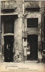 Paris 3e 35, rue Charlot marché des Enfants Rouges à Paris 3e