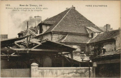 Carte postale ancienne Rue de Tercy, 30
                                                                     à Paris 18e
                                