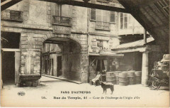 Paris 4e 41, rue du Temple Auberge de l'Aigle d'or à Paris 4e