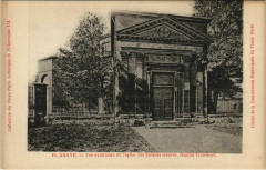 Vue extérieure de l'église des Enfants trouvés, Hôpital Trousseau à Paris 12e