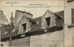 Carte postale ancienne Rue de la Chapelle, 28
                                                                     à Paris 18e
                                