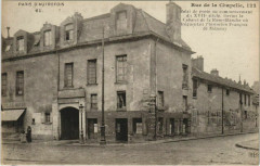 Carte postale ancienne Rue de la Chapelle, 122
                                                                     à Paris 18e
                                