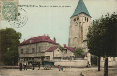 Saint-Thibault Eglise un coin du Chateau