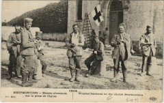 Guerre Neufmoutiers wounded german soldiers