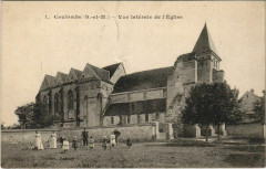 Coulombs Vue latérale de l'Eglise