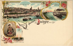 Souvenir de Boulogne-Sur-Mer Litho à Boulogne-sur-Mer