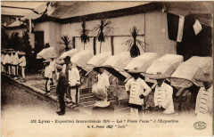 Lyon - Expo Internationale 1914 - Les Pouss Pouss à Lyon