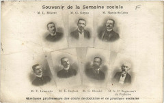 Souvenir de la Semaine sociale -
													69 Rhône
												