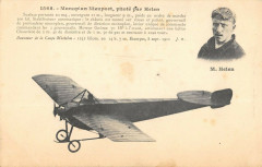 Aviation Monoplan Nieuport Pilote Par Helen