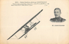 Aviation Biplan Caudron Pilote Par Chanteloup