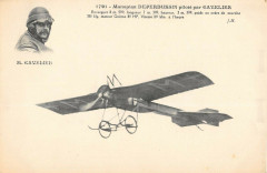 Aviation Monoplan Deperdussin Pilote Par Cavelier