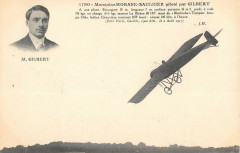 Aviation Monoplan Morane Saulnier Pilote Par Gilbert