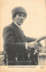 Aviation Portrait Du Celebre Aviateur P.barillon