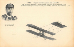 Aviation Biplan Caudron Pilote Par Allard