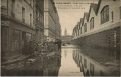 Paris Inondation, Flood Rue Traversiere
