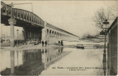 Paris Inondation, Flood Viaduc a Bercy