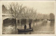 Paris inondé - Barrière de Bercy à Paris 12e