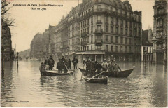 Paris Inondation, Flood Rue de Lyon