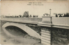 Crue de la Seine - Le Pont d'Austerlitz à Paris 12e