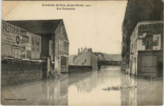 Paris Inondation, Flood Rue Traversiere