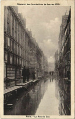 Paris Inondation, Flood Rue du Bac