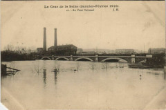 Paris Inondation, Flood pont National