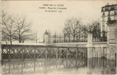 Paris Inondation, Flood Passerelle du Métro Austerlitz