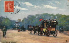 Carte postale ancienne Bois de Boulogne
                                                                     à Paris 16e
                                