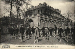 Pensionnat de Passy - Rue Raynouard - Cour des Grands à Paris 16e