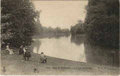 Paris 16e Bois de Boulogne le lac