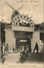 Carte postale ancienne Montmartre - Le Moulin de la Galette
                                                                     à Paris 18e
                                