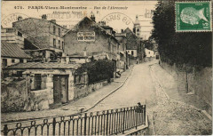 Carte postale ancienne Vieux-Montmartre - Rue de l'Abreuvoir
																	 à Paris 18e
								