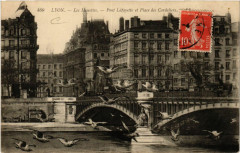 Lyon Les Mouettes Pont Lafayette et Place des Cordeliers à Lyon