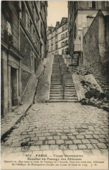 Vieux-Montmartre - Escalier du Passage des Abbesses -
																					75018 Paris 18e
																			