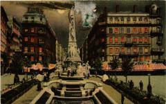Lyon La Statue de Carnot à Lyon