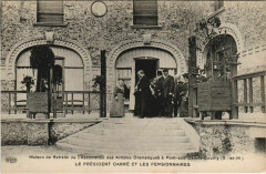 Pont-Aux-Dames-Couilly Maison de Retraite Visite du Président