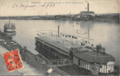 Roanne Les Bateaux Lavoirs Et Usine D'Electricite à Roanne