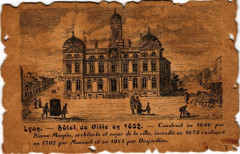 Lyon-Hotel de Ville en 1652 à Lyon