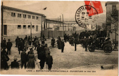 Lyon-Exposition internationale-Ouverture 1er Mai 1914 à Lyon