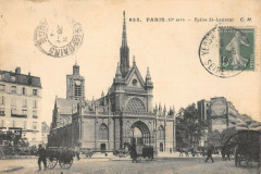 Paris 10e Eglise Saintlaurent à Paris 10e