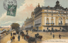 Paris VIIe La Gare D'Orleans Et Quai D'Orsay à Paris 7e