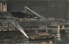 Lyon La Mouche D'Or Les Quais De Saone Nocturne à Lyon